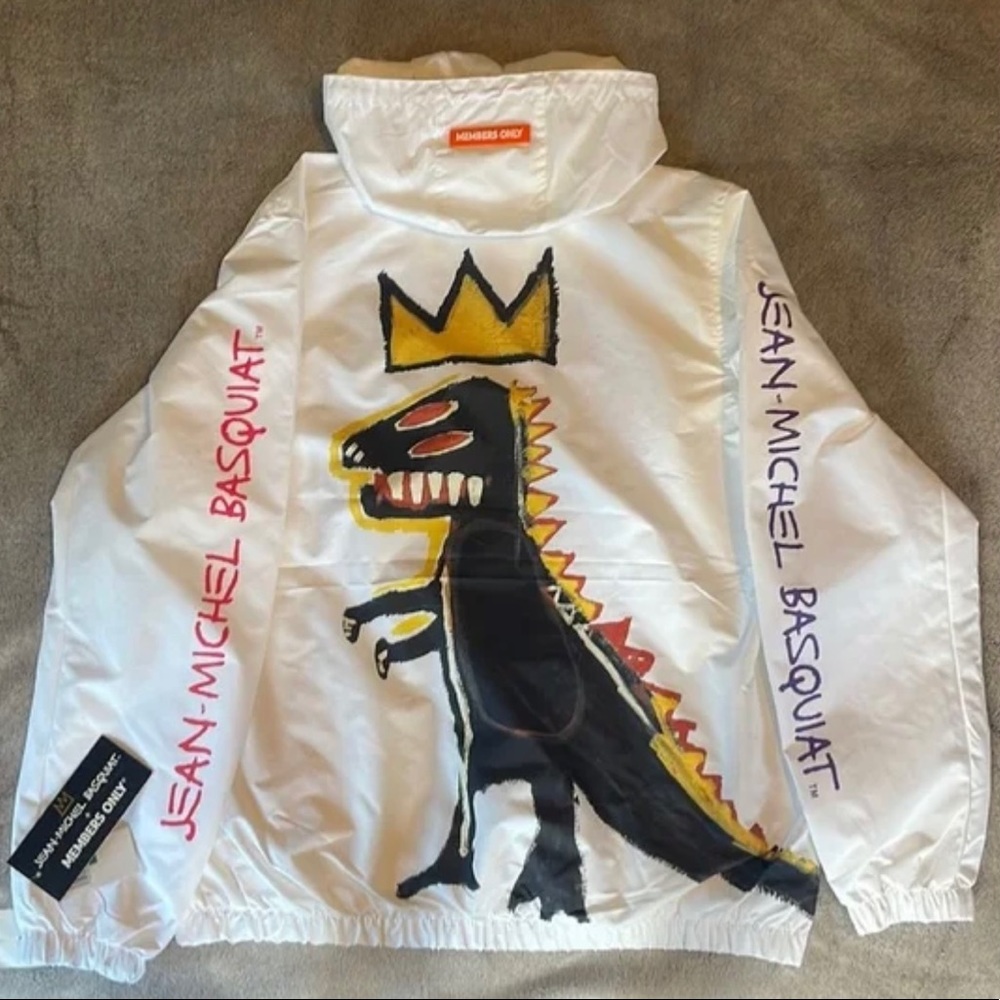 Members Only Basquiat windbreaker